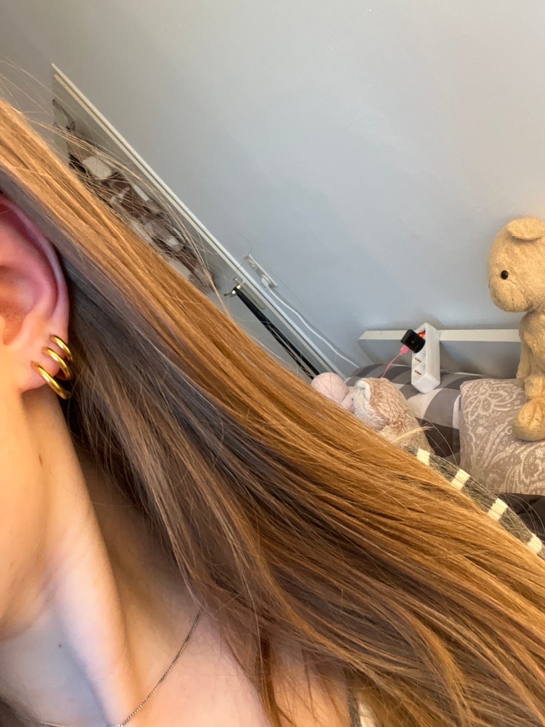Customer photo review of Simple Set Ohrringe | 18K vergoldet