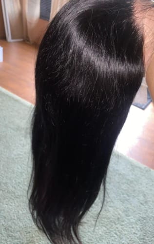 Customer photo review of Parting Max 9×6 Glueless Wear Go Straight Wigs Ready To Wear 180% Density