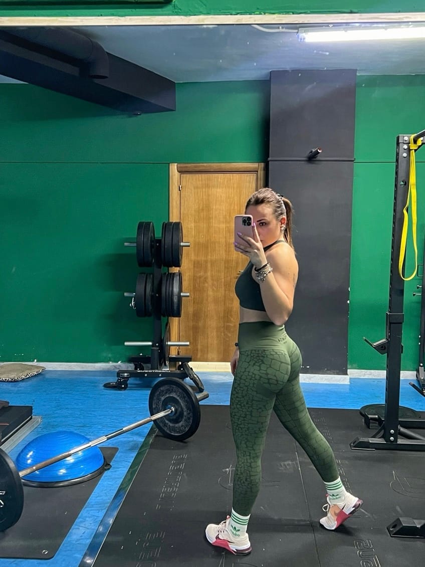 Customer photo review of Leggings All-up Cocco Verde
