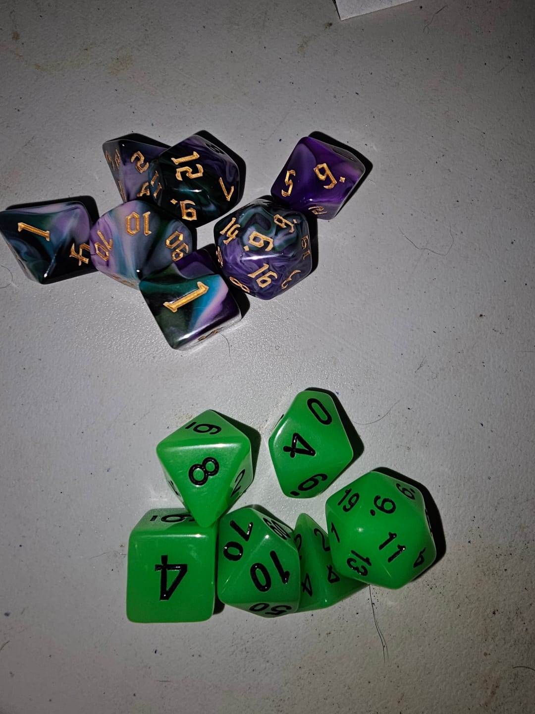 Customer photo review of $25 Mystery Dice Bag Bundle