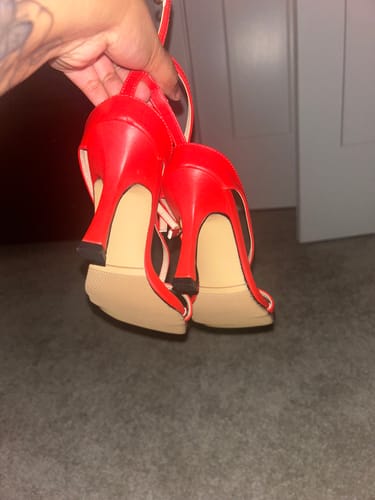 Customer photo review of Small Size Strappy Heels For Women BS305