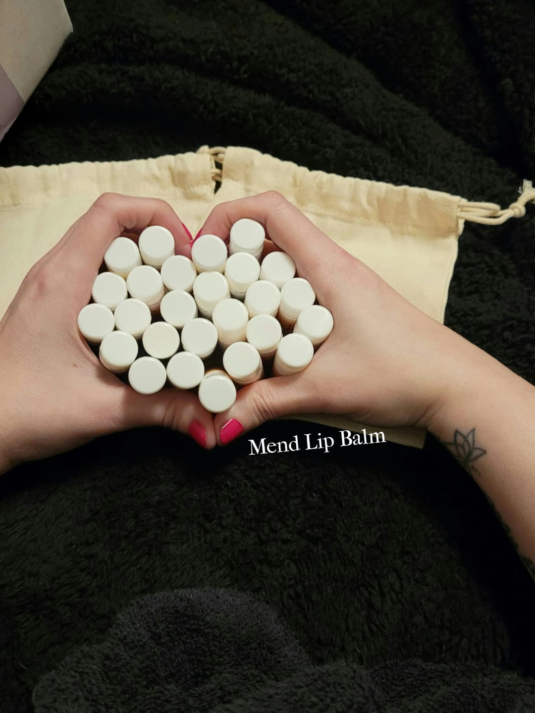Customer photo review of Eucalyptus Spearmint Lip Balm