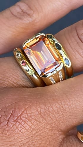 Customer photo review of Eve signet ring