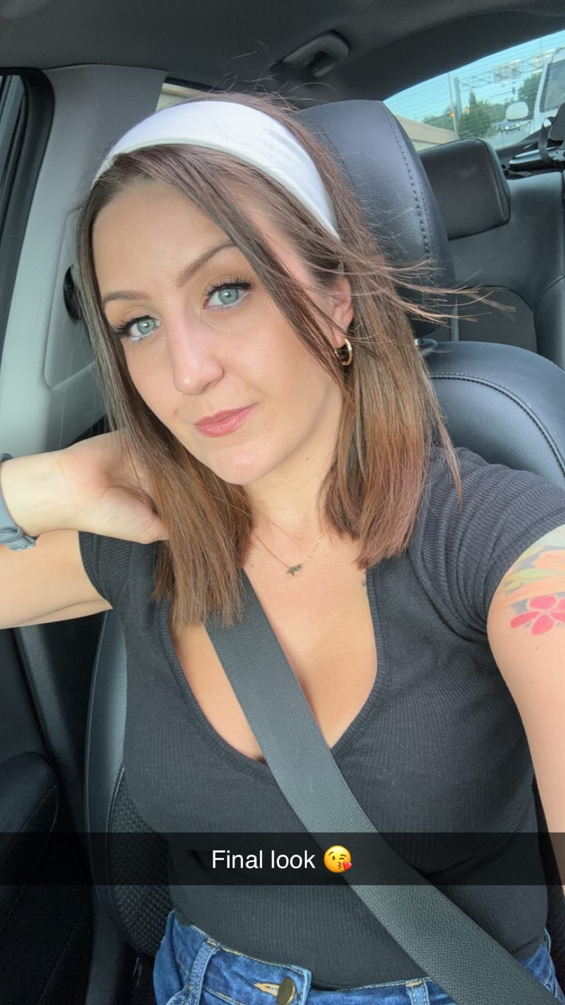 Customer photo review of Forever Love & Letter Gold Necklace