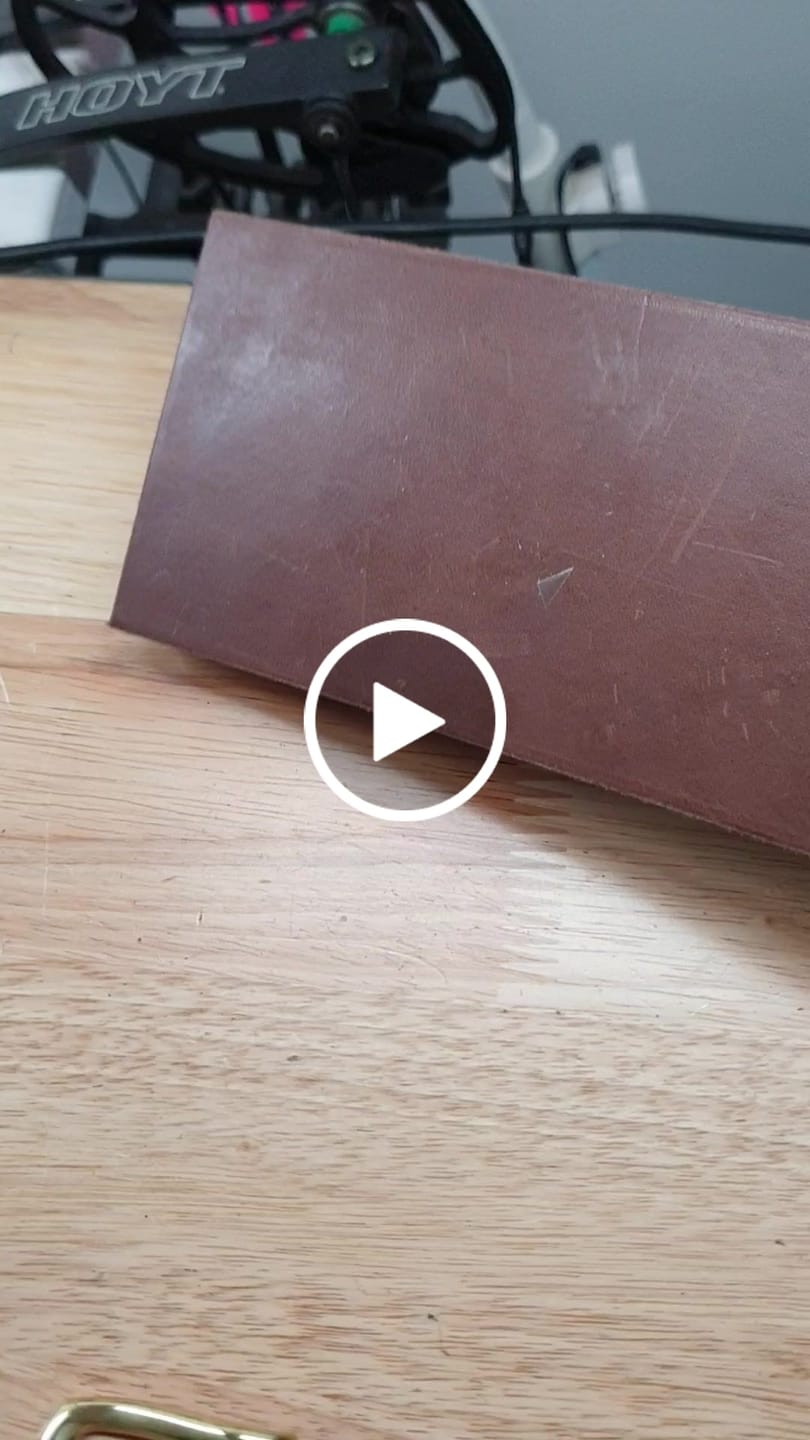 Customer video review of Large double sided strop