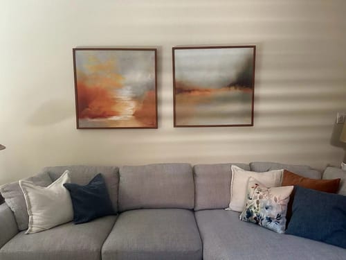 Customer photo review of Abstract Landscape Art #ABLS32