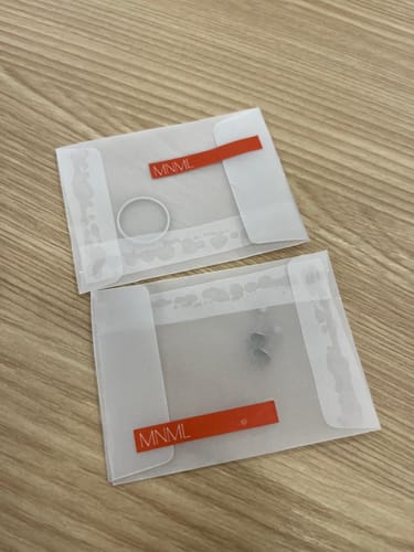 Customer photo review of Bezel Cubic Zirconia Ear Piercing Earrings
