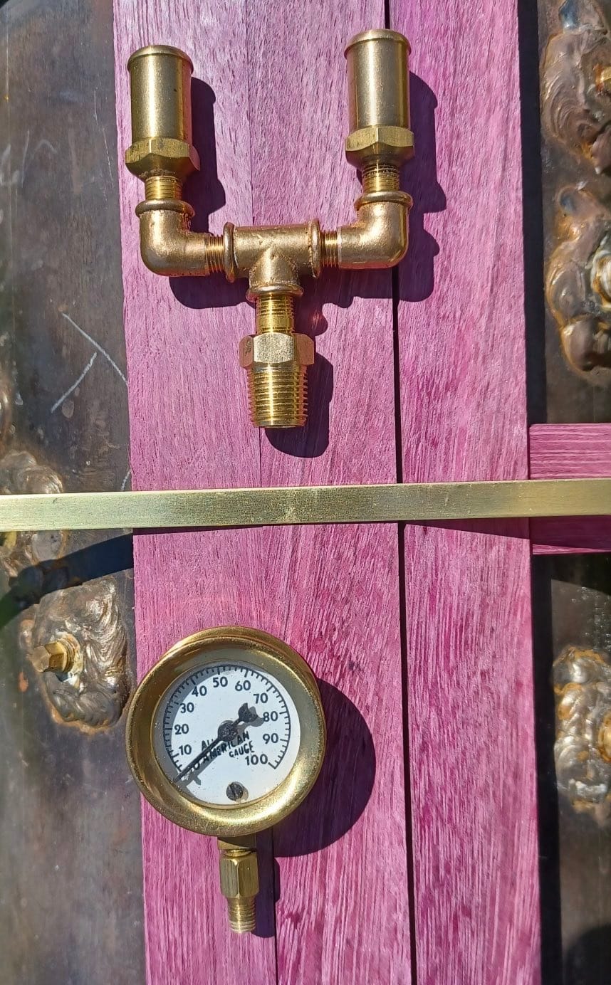 Customer photo review of Brass Strip: 0.032" Thick x 1/4" Wide x 36" Long (5 Pieces)