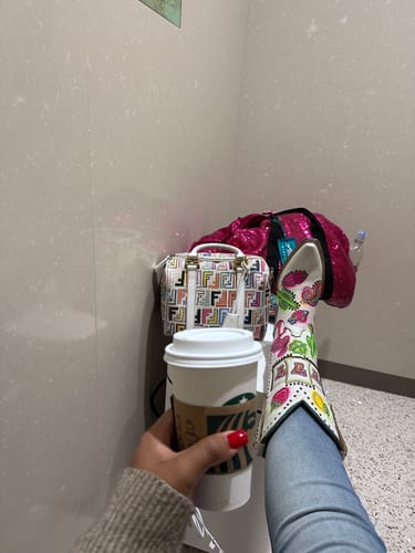 Customer photo review of Old Gringo® Ladies 13"Jackpot Distressed Taupe Boots