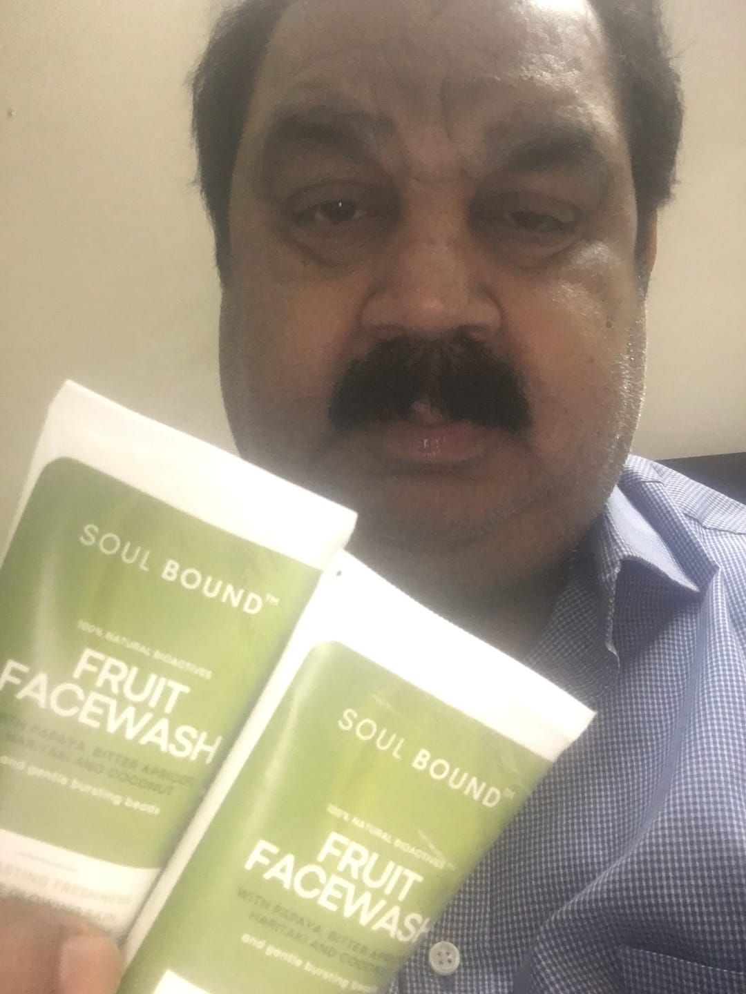 Customer photo review of Fruit Face Wash