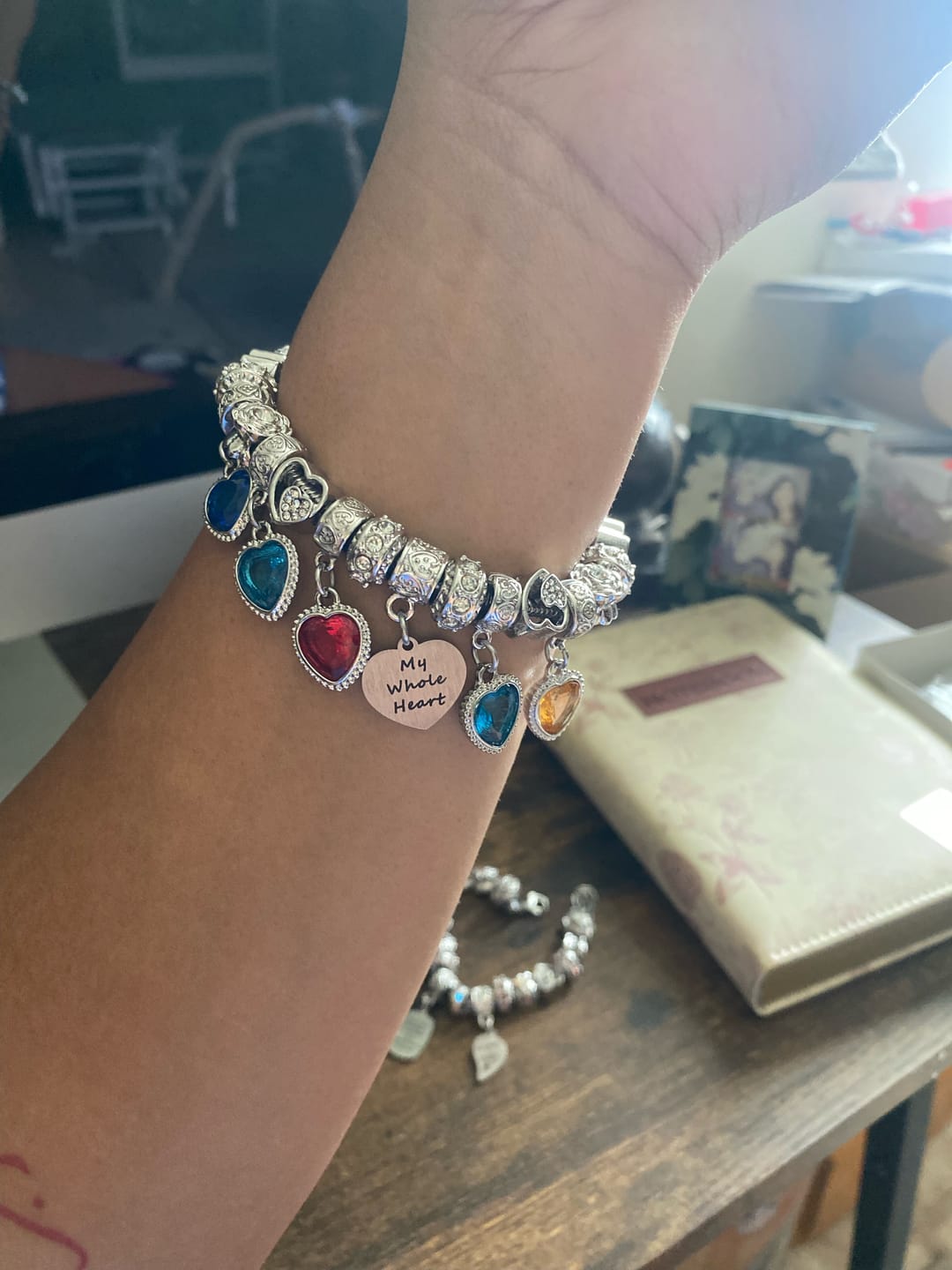 Customer photo review of My Whole Heart Clip-on Charm
