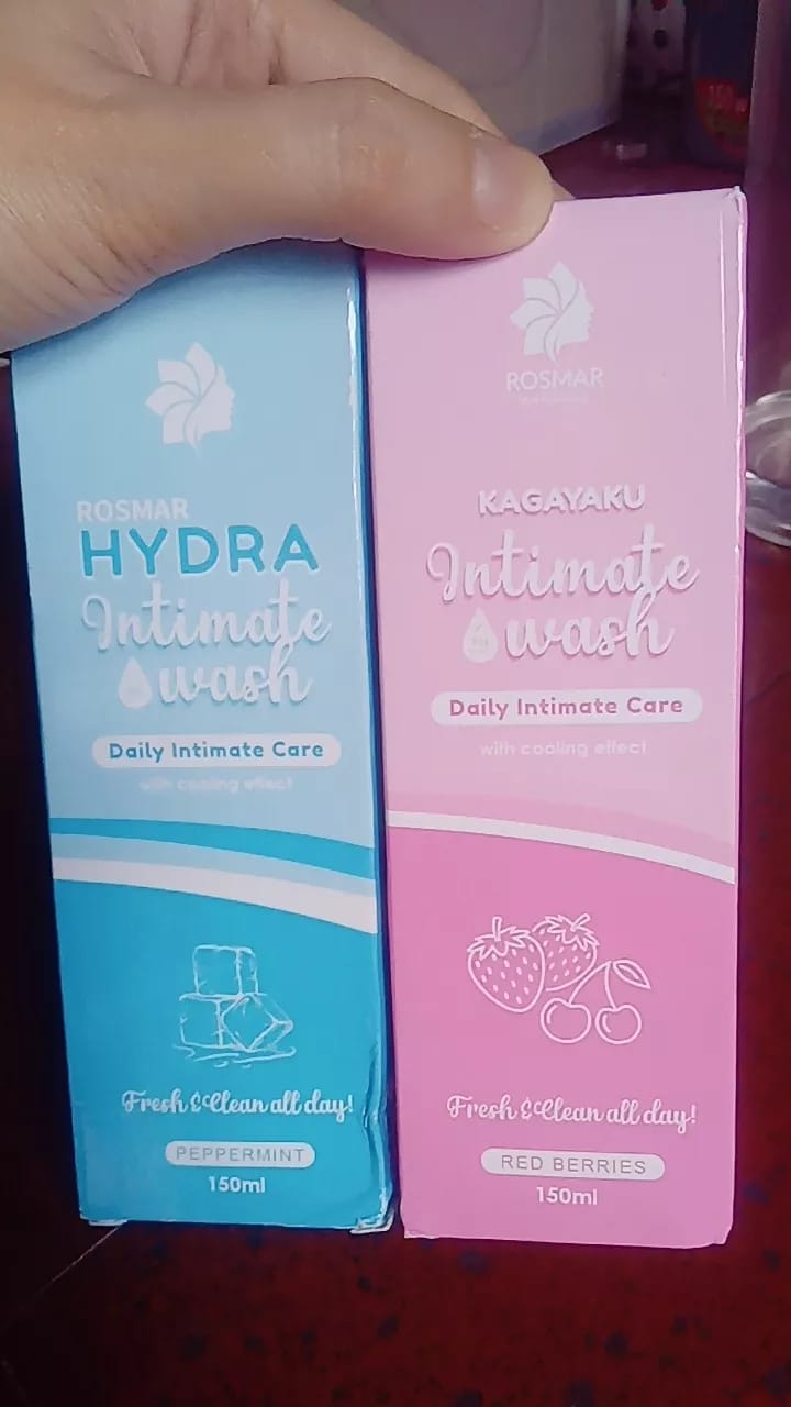 Customer photo review of Rosmar Whitening Feminine Wash & Rosmar Hydra Intimate Wash 150ml
