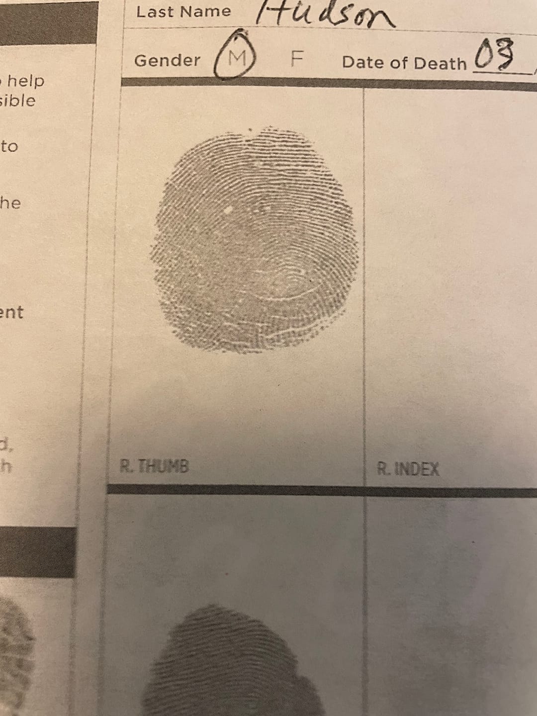 Customer photo review of Custom Fingerprint Engraved Ring Band - [4mm]
