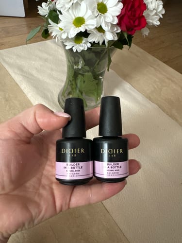 Customer photo review of Builder Gel In a Bottle, Didier Lab, Natural Rose, 15ml