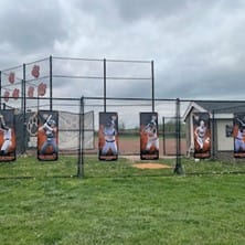 Customer photo review of Custom Sports Banner - The GOAT Softball