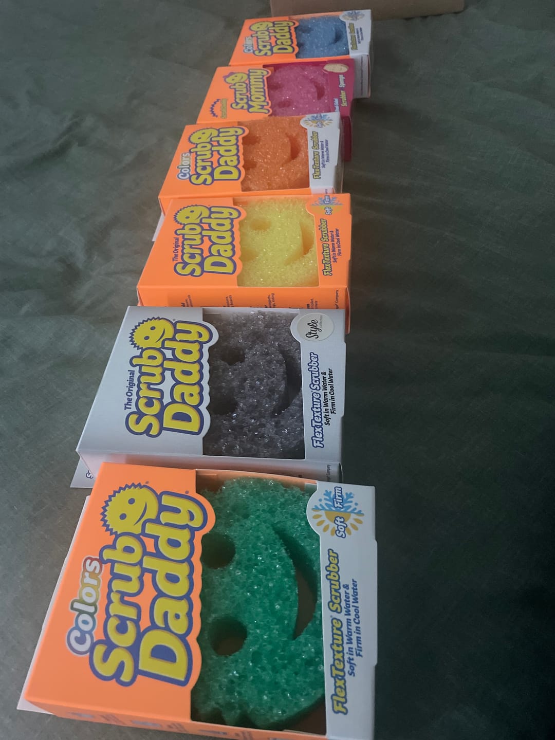 Customer photo review of Scrub Daddy Family (6 Pack)