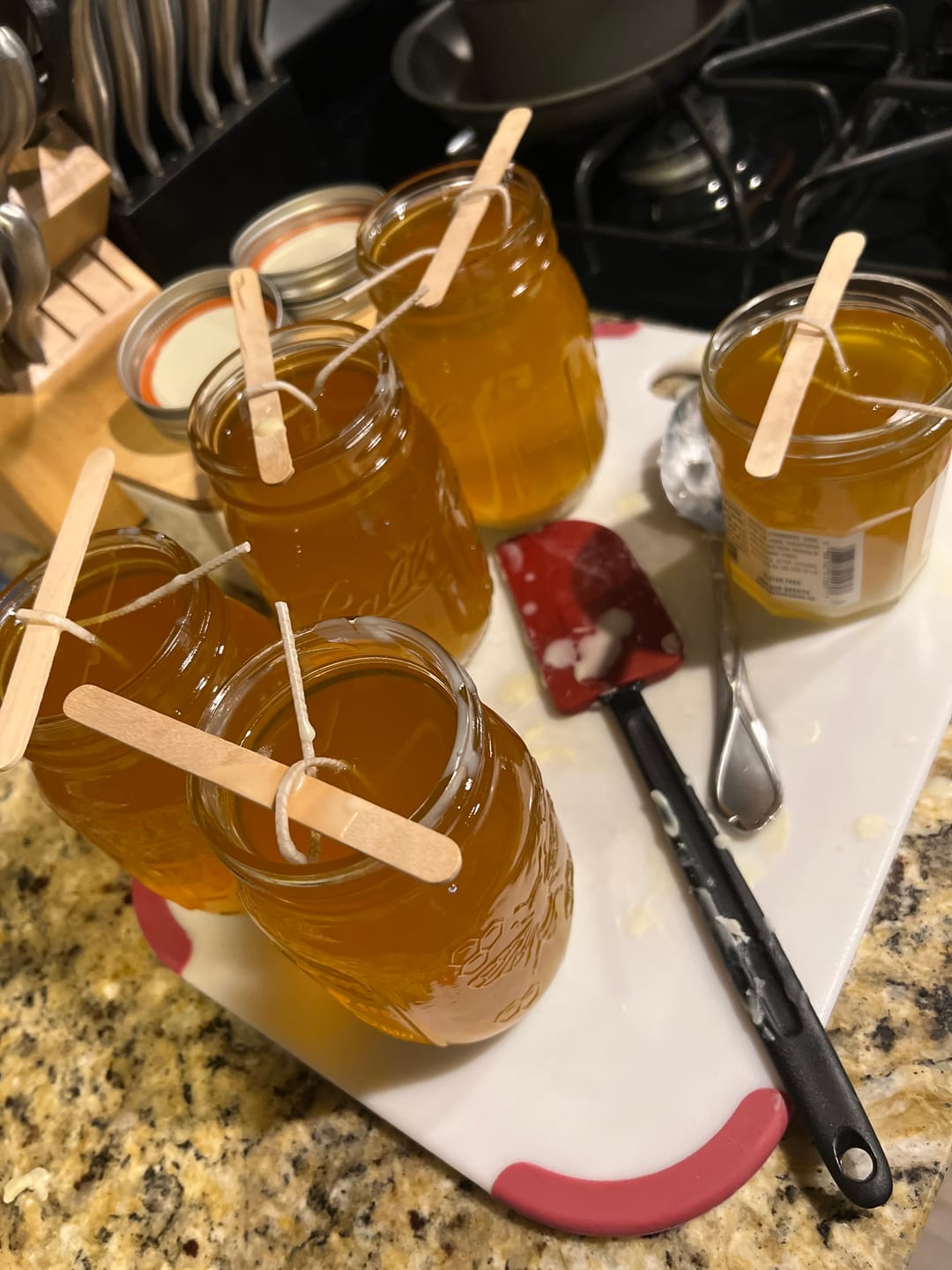 Customer photo review of Bulk Yellow Beeswax Blocks for Sale