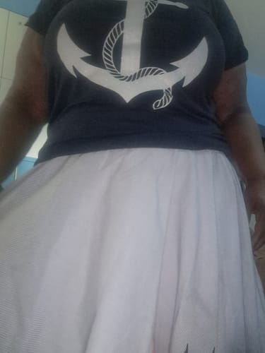 Customer photo review of Marine Long Skirt JULIE