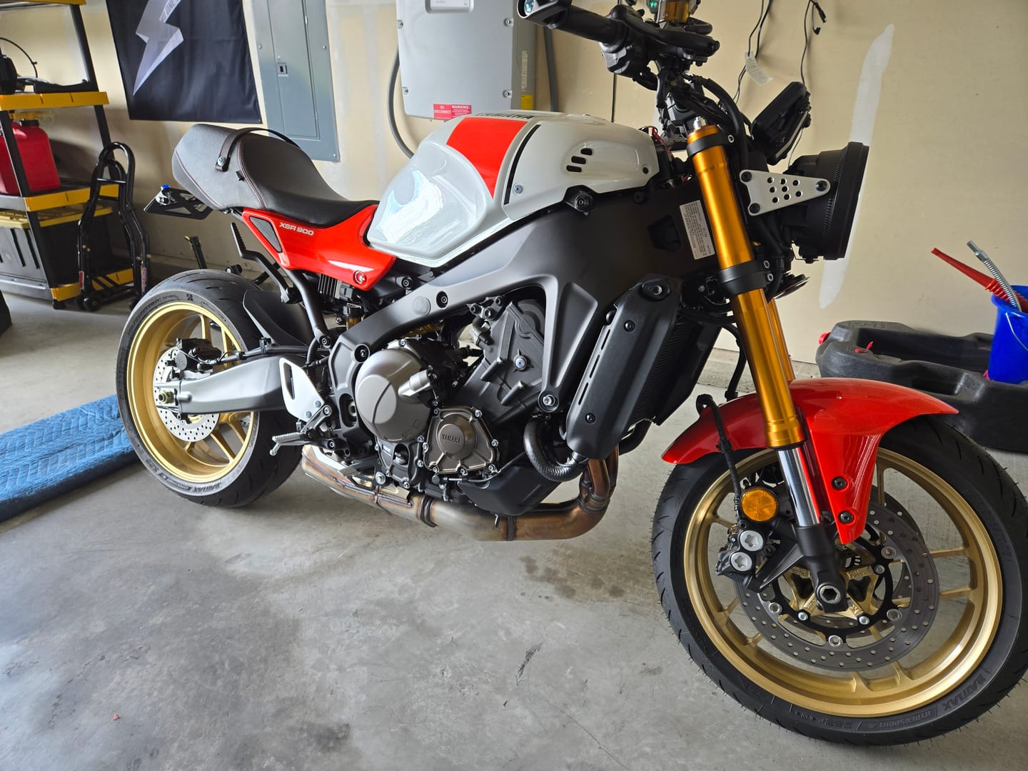 Customer photo review of XSR900 Tail Tidy Kit - 2022+