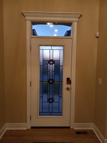 Customer photo review of Western Reflections Mission Ridge Door Glass - 24" x 66" Frame Kit