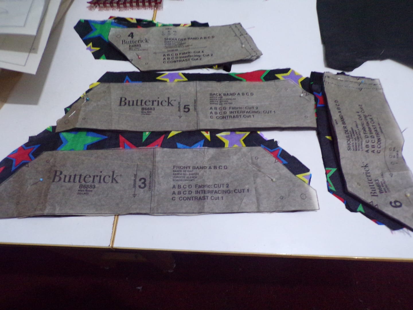 Customer photo review of LIMITED OFFER: 20 Metres Interfacing Bundle- Black and White