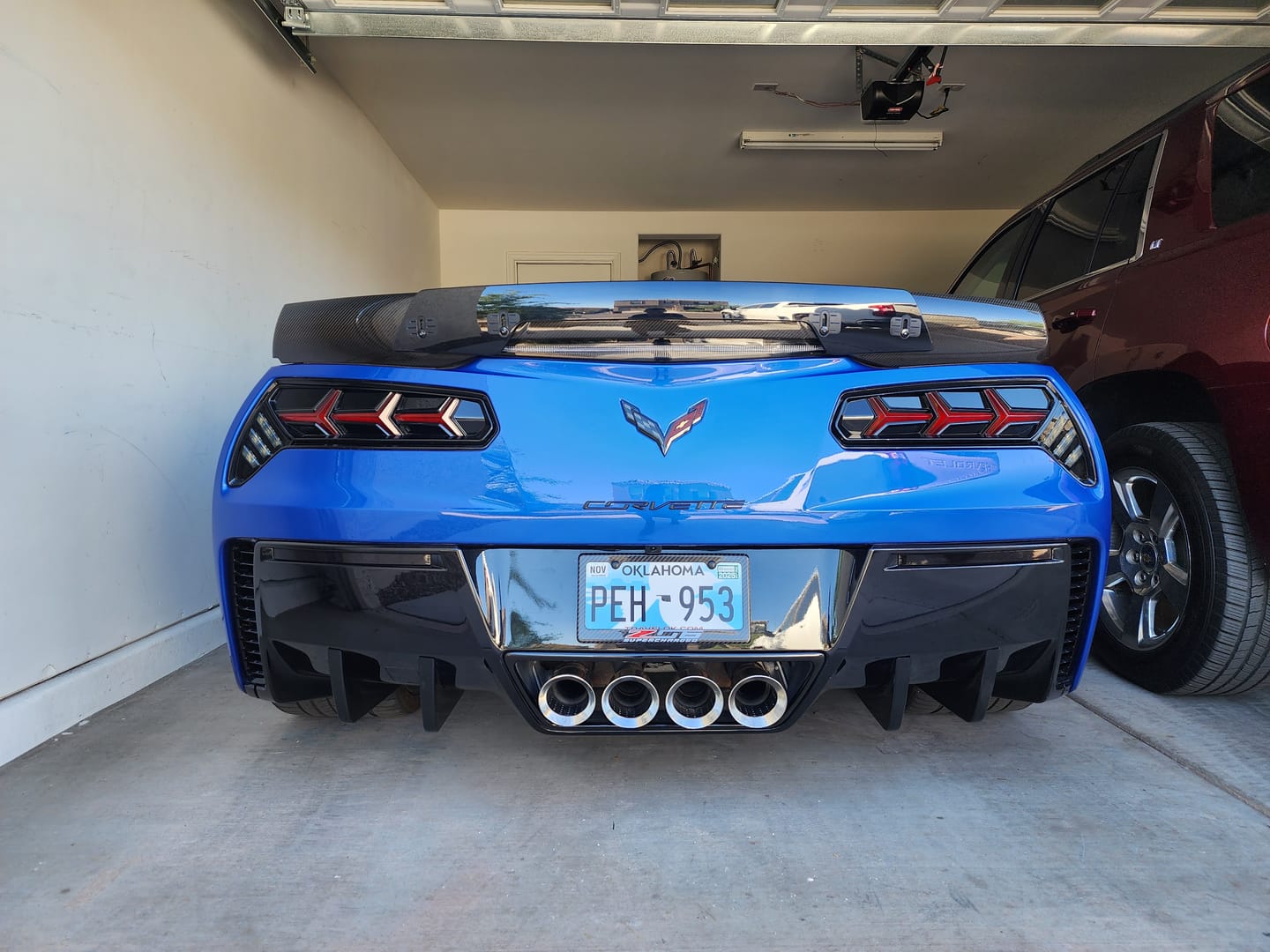 Customer photo review of Corvette C7 Rear Bumper Diffuser Fins
