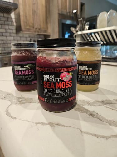 Customer photo review of Elderberry and Soursop Infused Sea Moss Gel