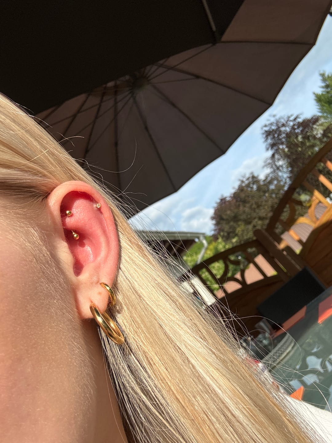 Customer photo review of Britney Piercing | Titan