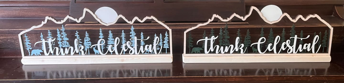 Customer photo review of Think Celestial Teton Mountains