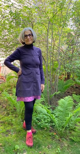 Customer photo review of Sedona XLong High Collar Jacket