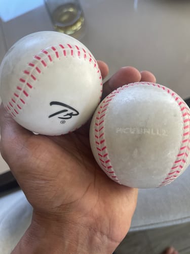Customer photo review of Tater Foam Ball by Tater Baseball