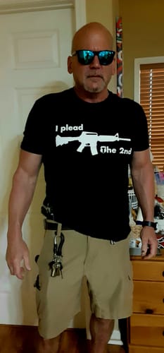 Customer photo review of Plead The Second T-Shirt