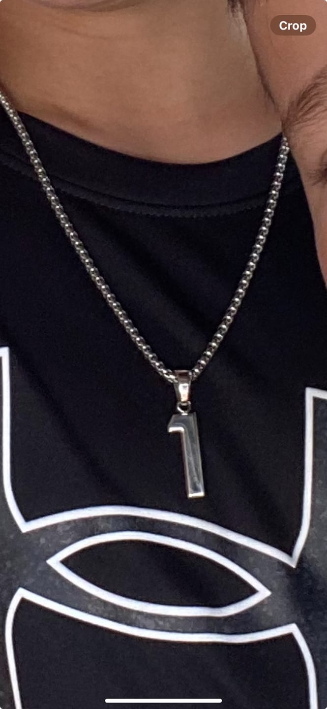 Customer photo review of Box Chain (Silver)