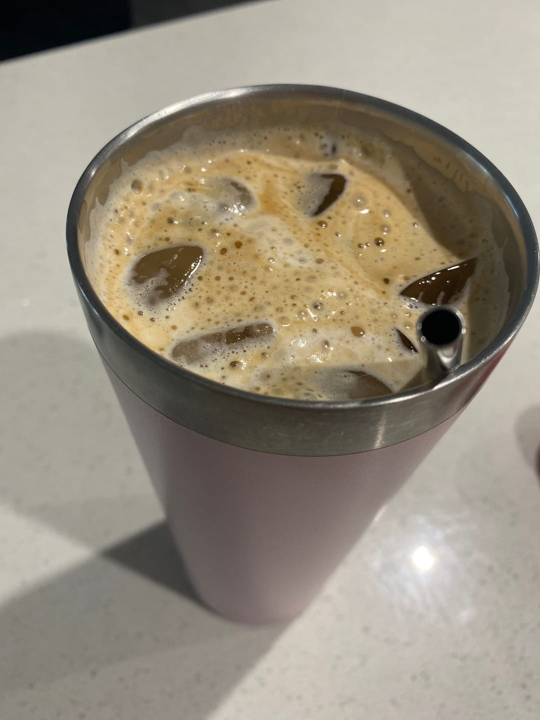 Customer photo review of Caramel Coffee Syrup