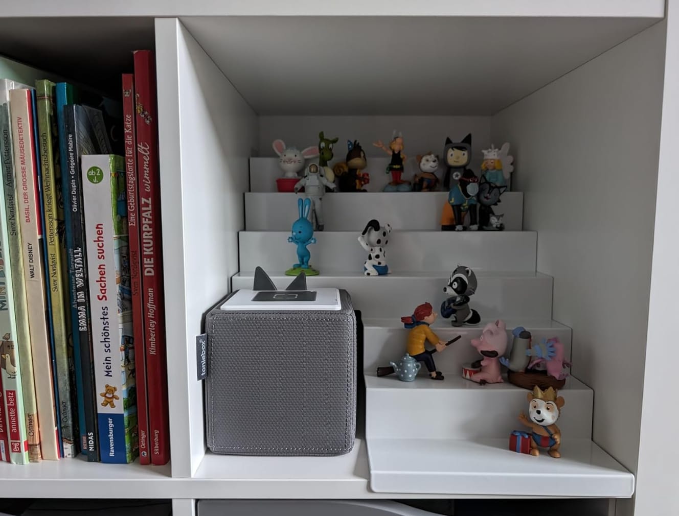 Customer photo review of Tonie Box Aussparung LINKS