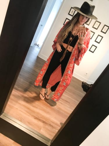 Customer photo review of Amelie Kimono