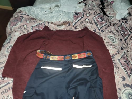 Customer photo review of Cinturón Bordado