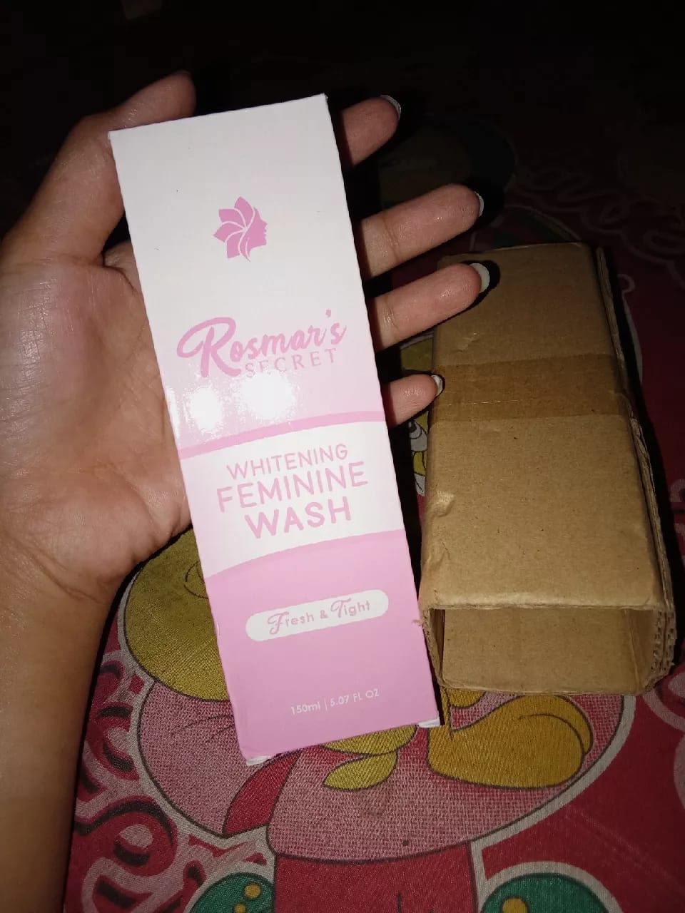 Customer photo review of Rosmar Whitening Feminine Wash & Rosmar Hydra Intimate Wash 150ml