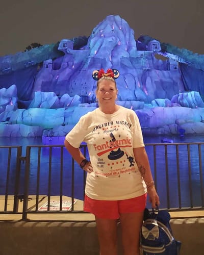 Customer photo review of Fantasmic! Sorcerer Tee Shirt