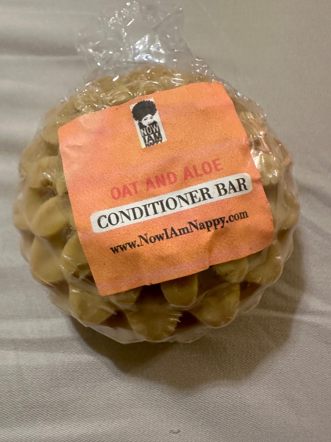 Customer photo review of Oat and Aloe Conditioner Bar