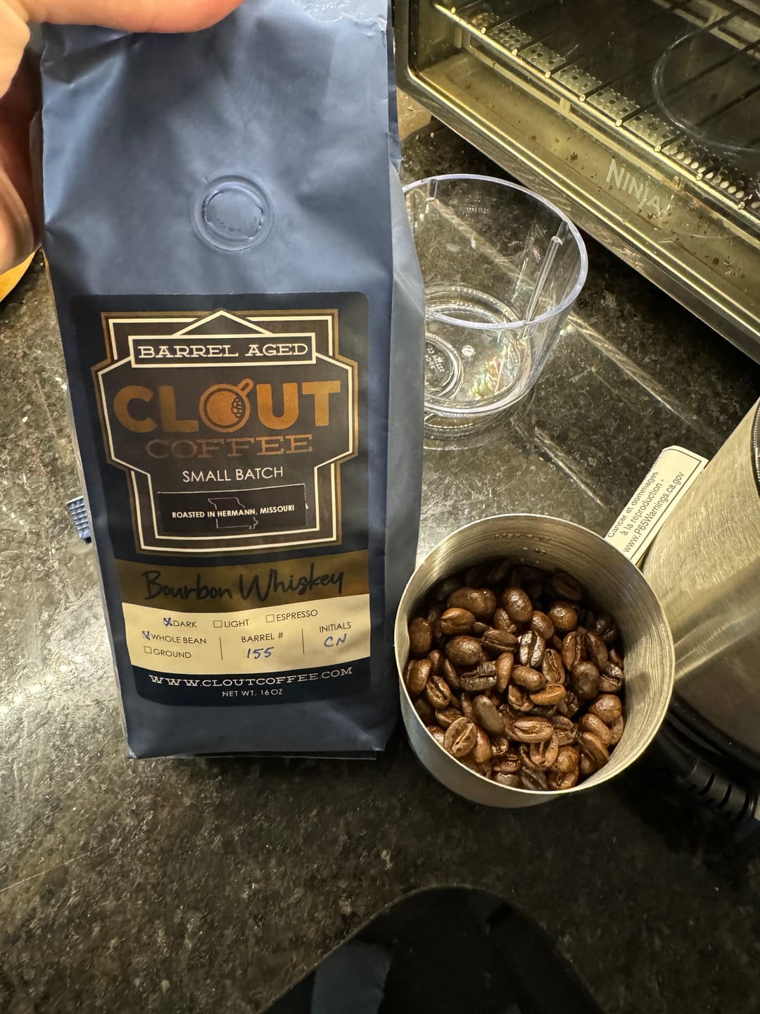 Customer photo review of Bourbon Whiskey | 16oz