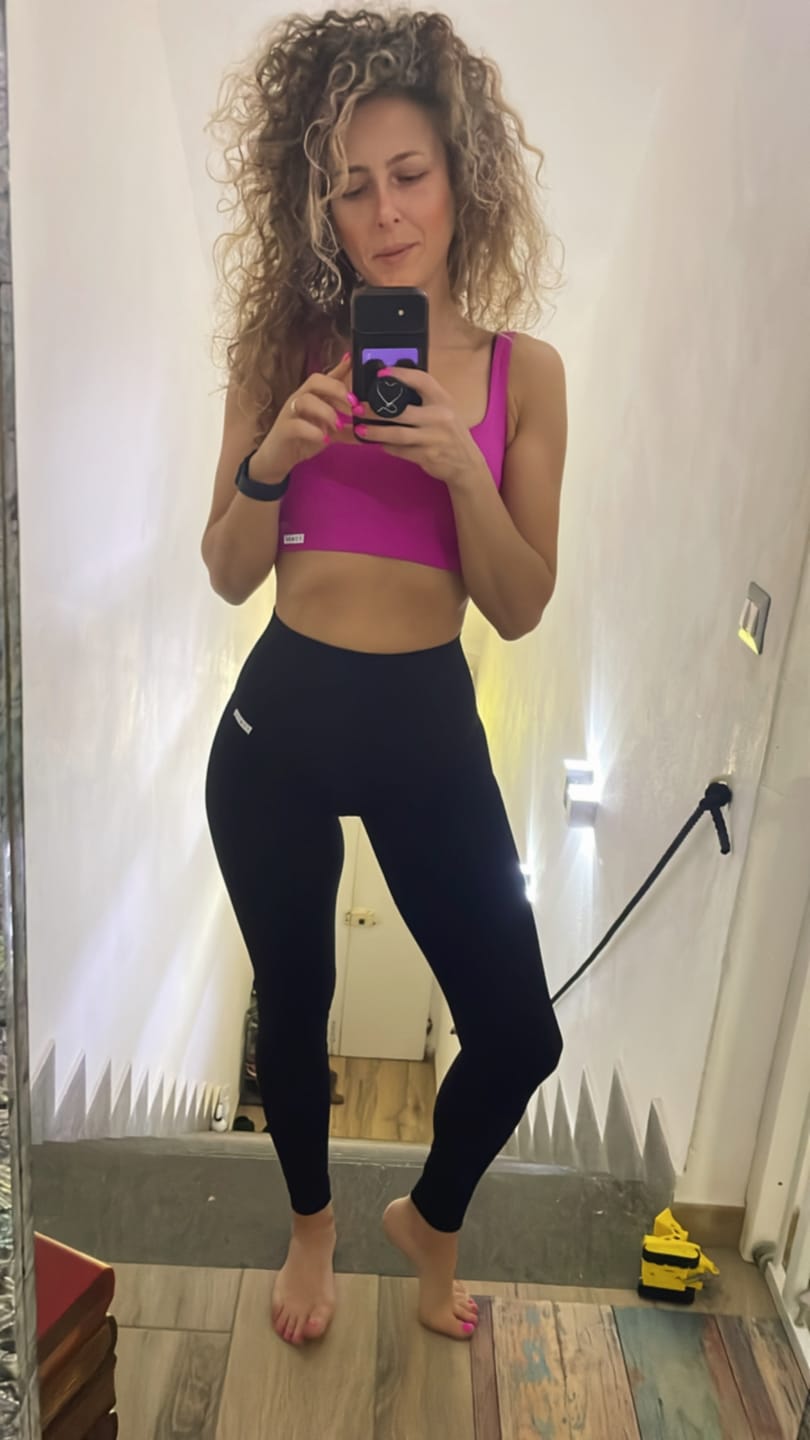 Customer photo review of Leggings Push up Gym Fashion Nero