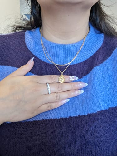 Customer photo review of Goddess Lakshmi Necklace