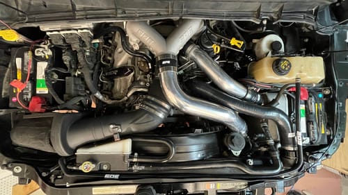 Customer photo review of SPE Motorsport 2011-2022 6.7 Powerstroke Intake Piping Kit