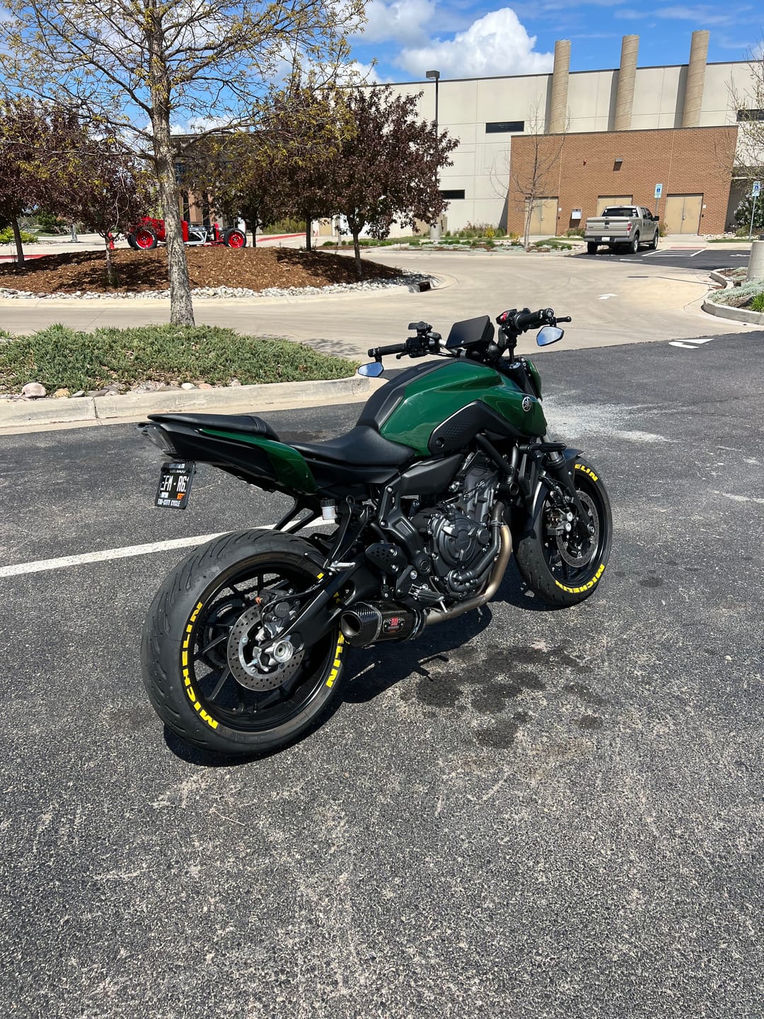 Customer photo review of High Glossy Vintage Racing Green Vinyl Wrap