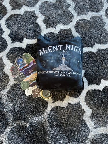 Customer photo review of Agent Night Premium Hoodie