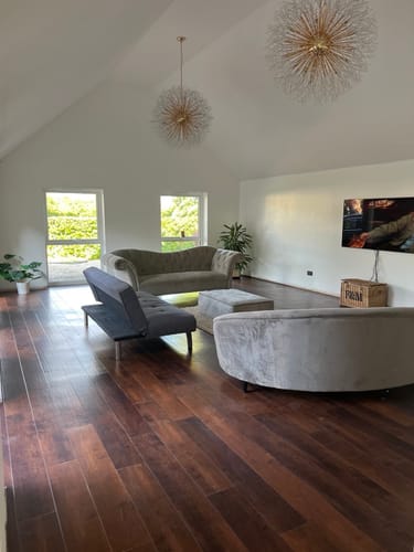 Customer photo review of 20-Light Oversized Large Luxury Sputnik Firework Chandelier