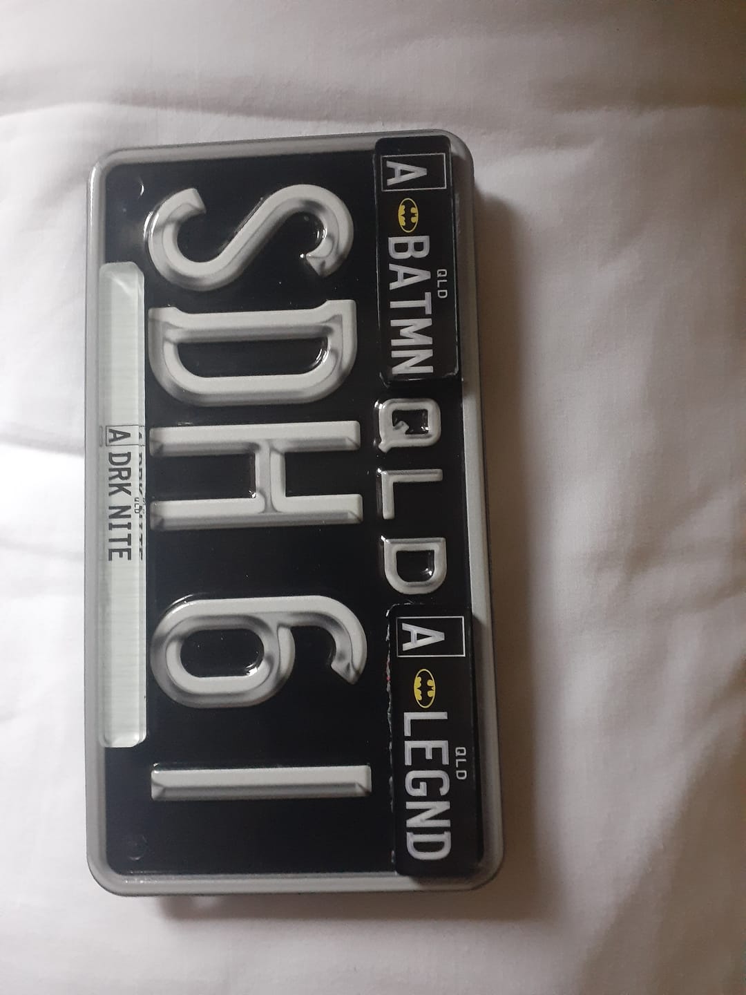 Customer photo review of QLD Prestige Licence Plate Custom Keychain