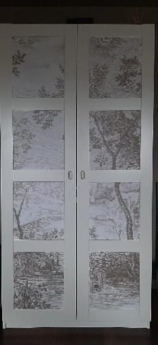 Customer photo review of European French Forest Landscape Wallpaper