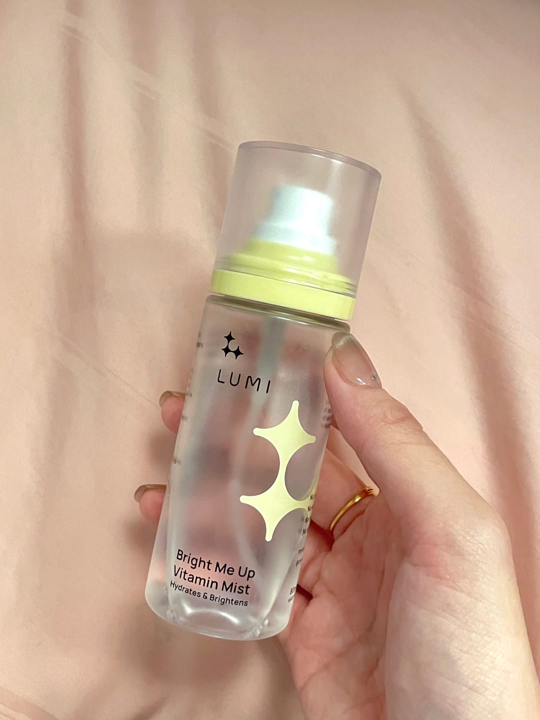 Customer photo review of Bright Me Up Vitamin Mist